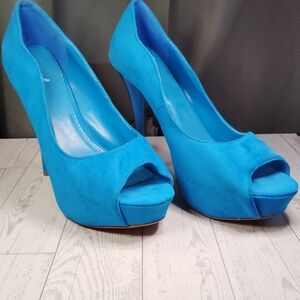 Qupid Blue Heels for a Stylish Look
